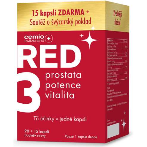 CEMIO RED3, 90+15 капсул в подарочной упаковке